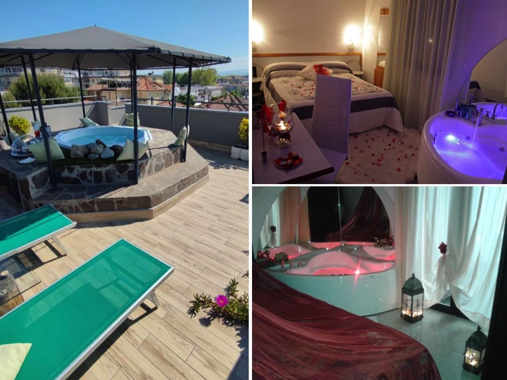 Hotel Memory baignoire spa