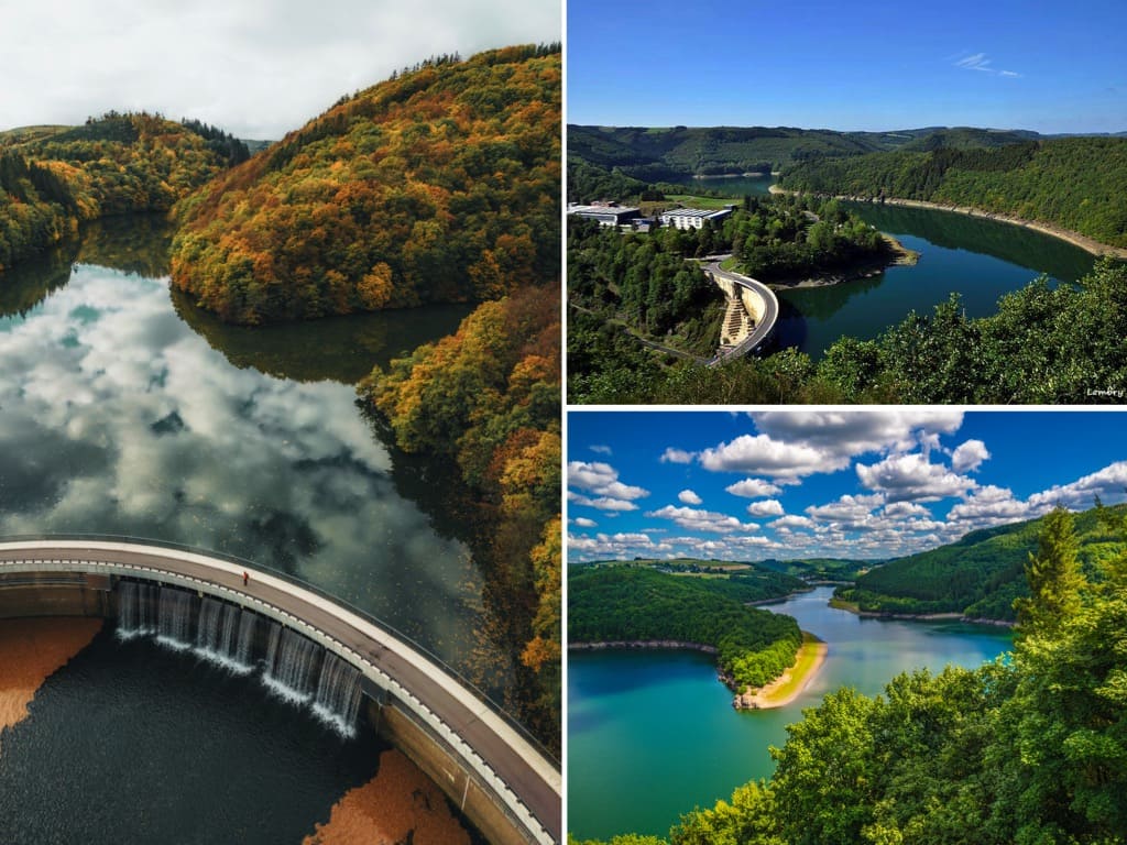 Barrage et lac Esch-sur-Sûre