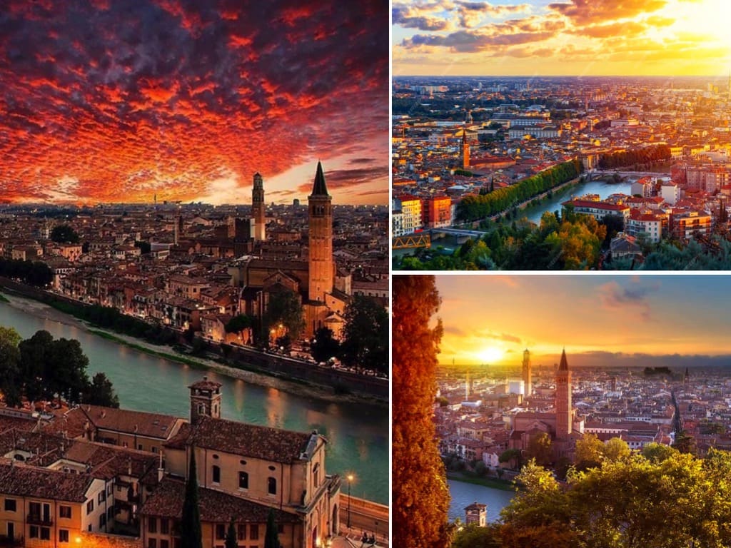 Coucher de soleil Vérone