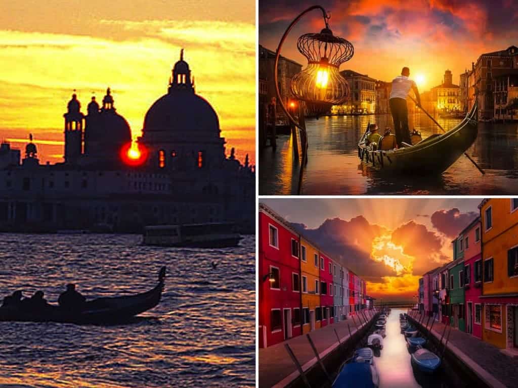 Coucher de soleil Venise