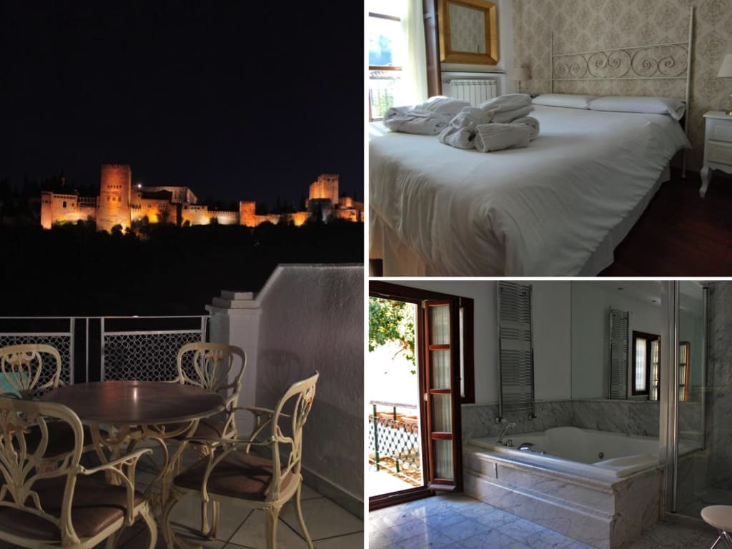 Suite Comares vue Alhambra