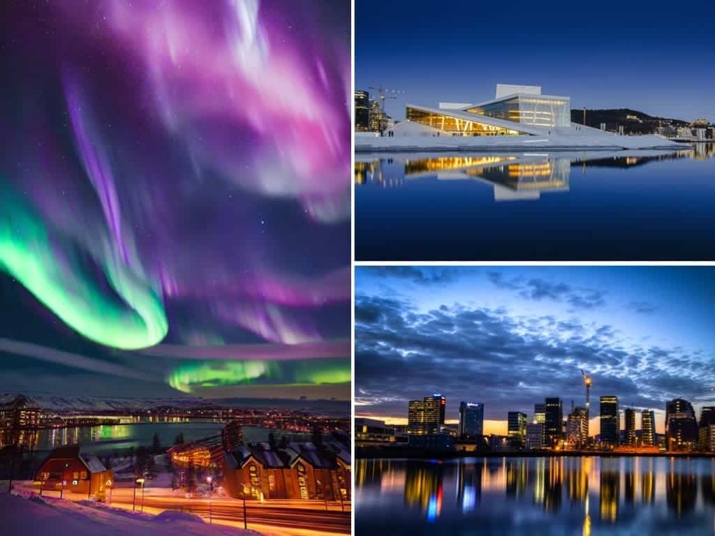 Oslo by night Skyline