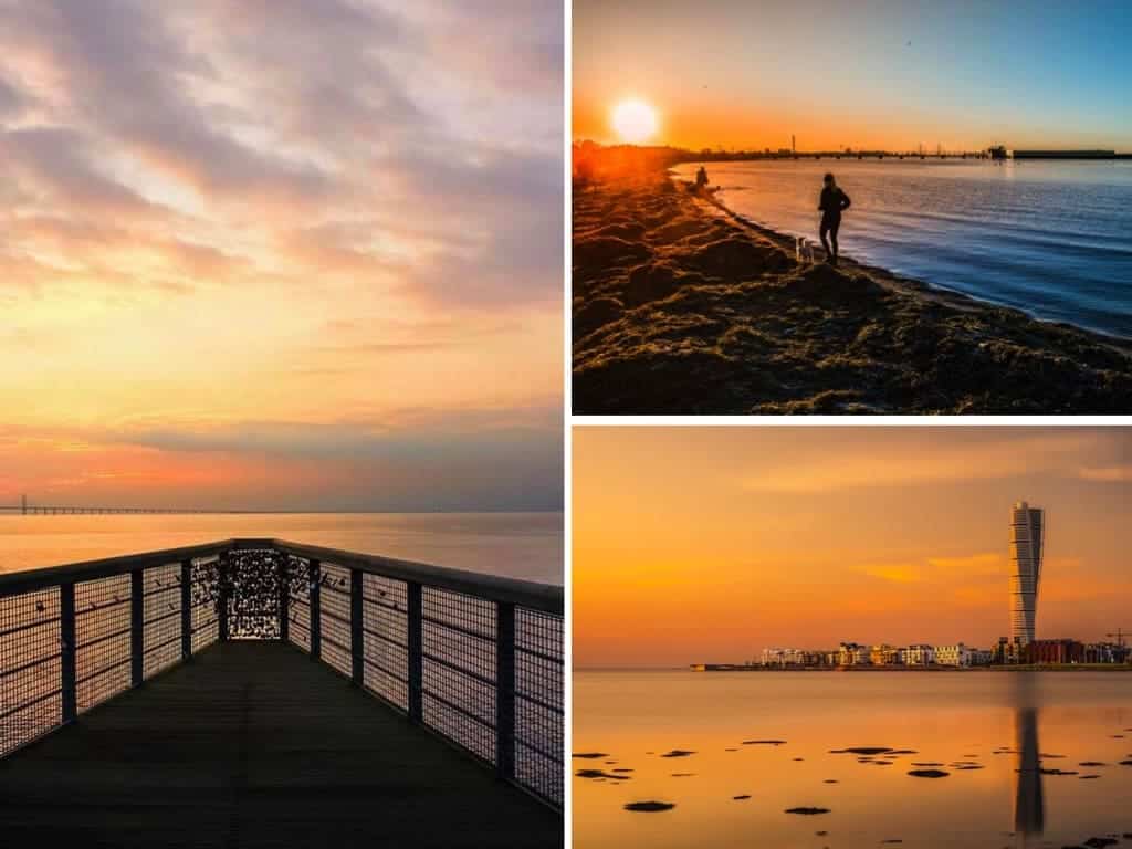 Coucher de soleil Malmö