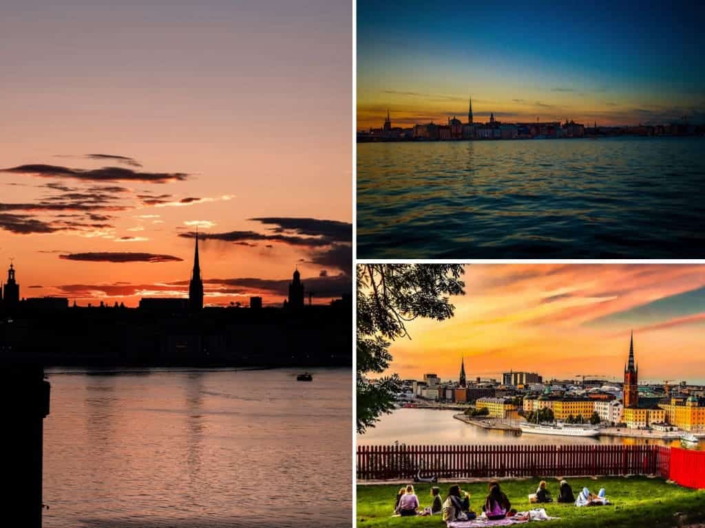 Coucher soleil Södermalm