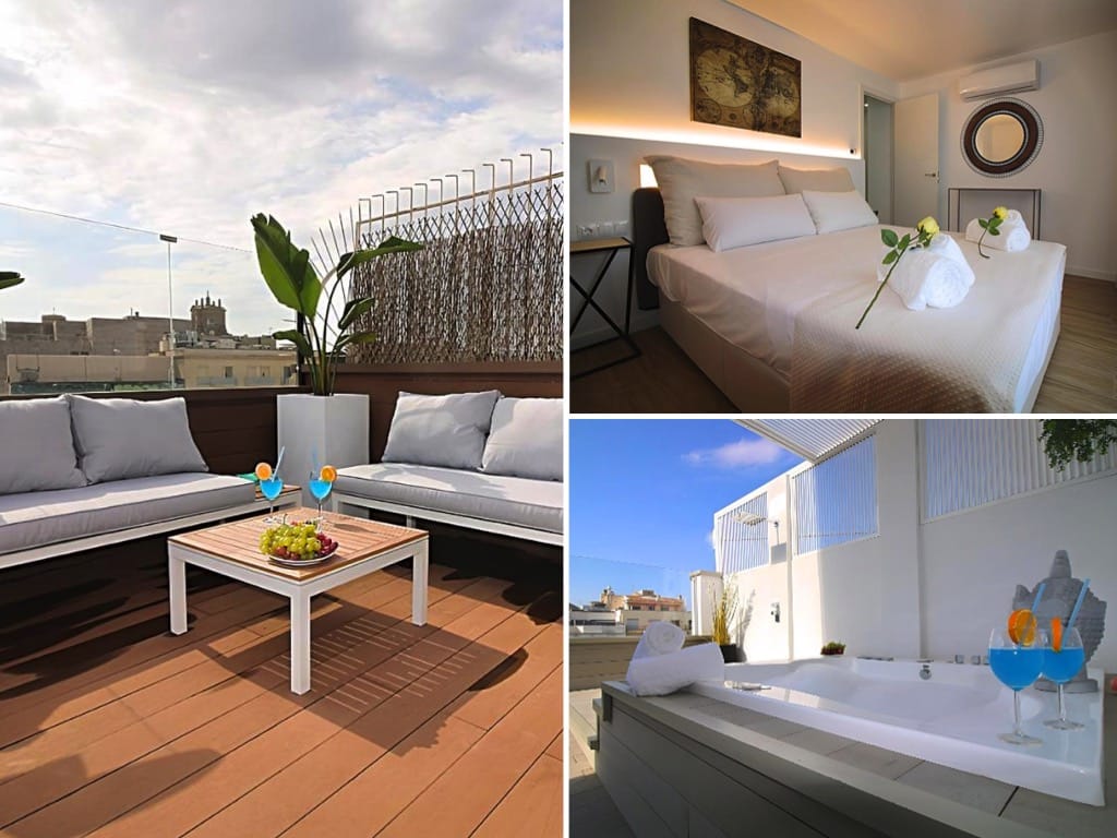 Penthouse luxe avec Jacuzzi + terrasse