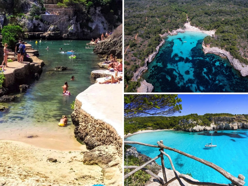 Plages proche Ciutadella Minorque