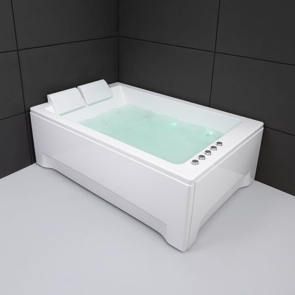 Baignoire balneo double blanche
