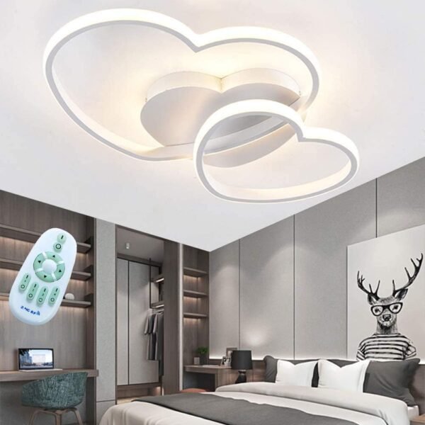 Plafonnier led coeur