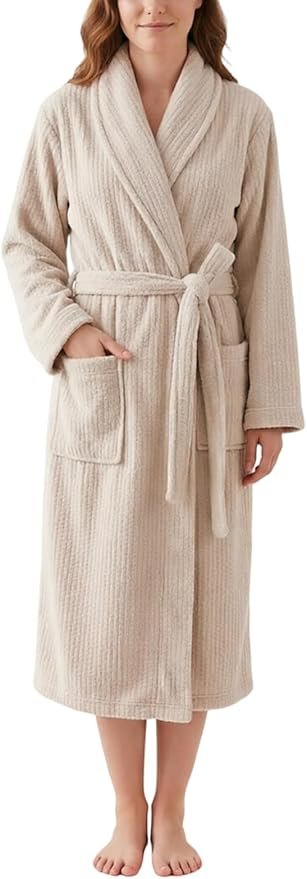 Peignoir femme beige