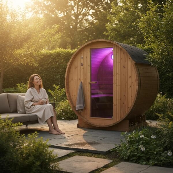 Sauna tonneau d’extérieur