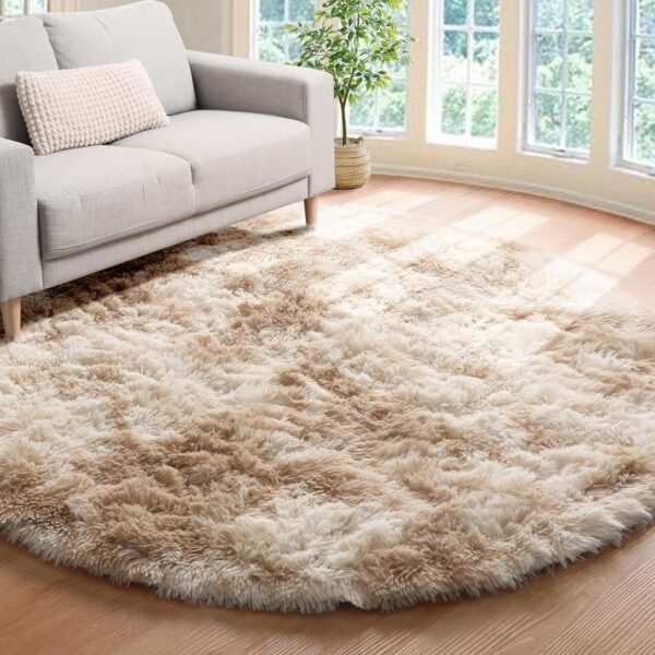 Tapis beige rond 160 cm