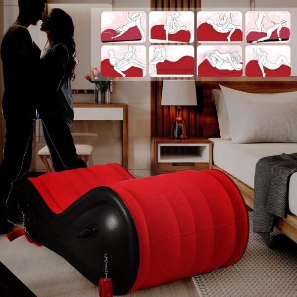 Fauteuil gonflable tantra + accessoires
