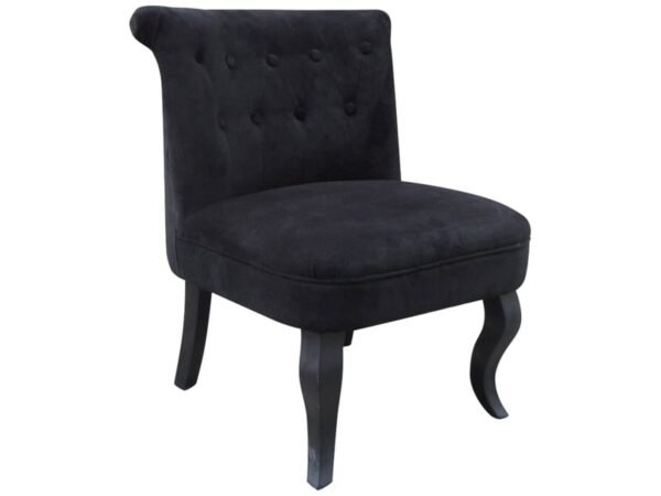 Fauteuil crapaud noir