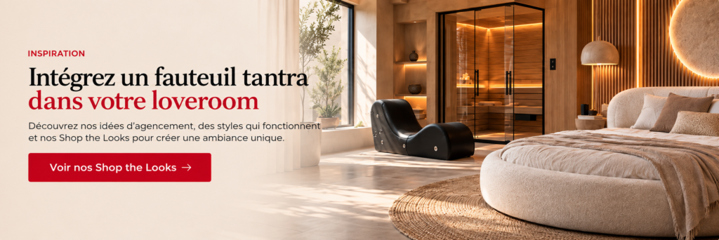 Integrer fauteuil tantra dans lovreoom