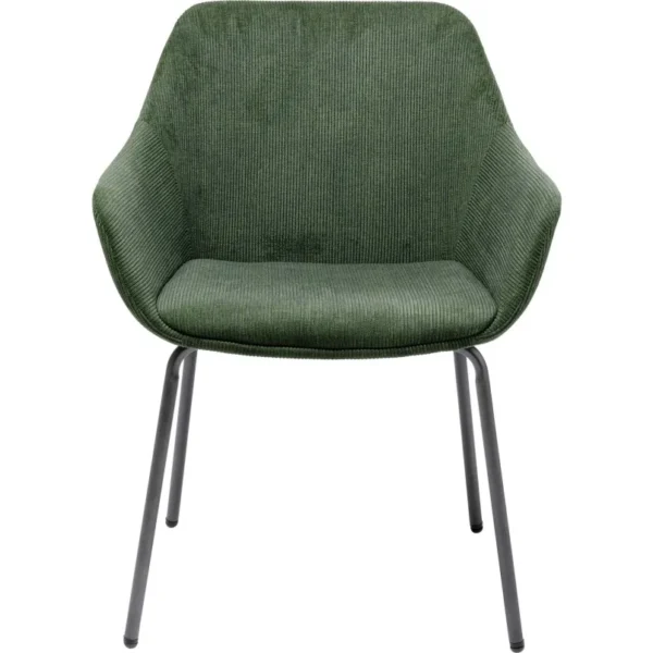 Chaise velours vert