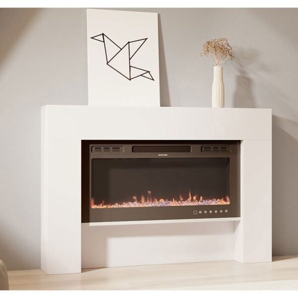 Meuble avec cheminée électrique