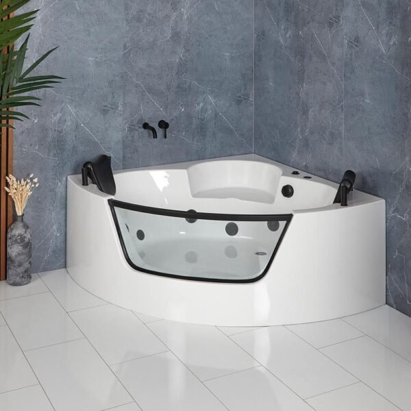 Baignoire balnéo d’angle