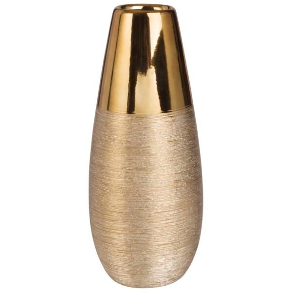 Vase doré