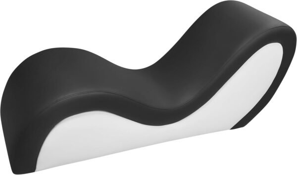 Fauteuil tantra noir blanc