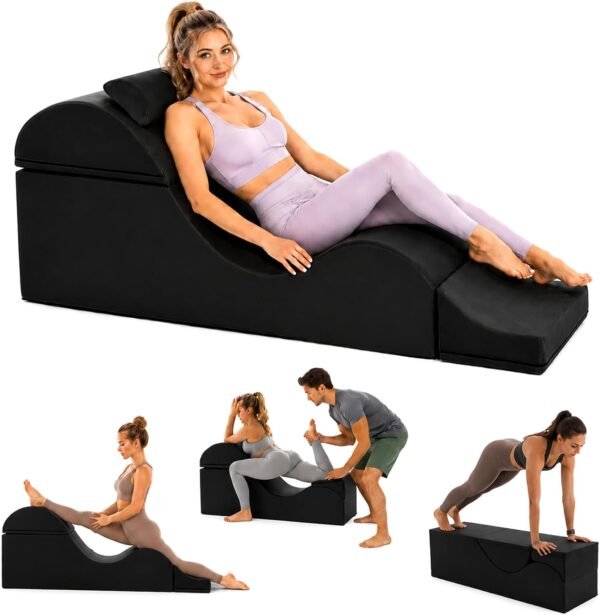 Fauteuil tantra pliable noir