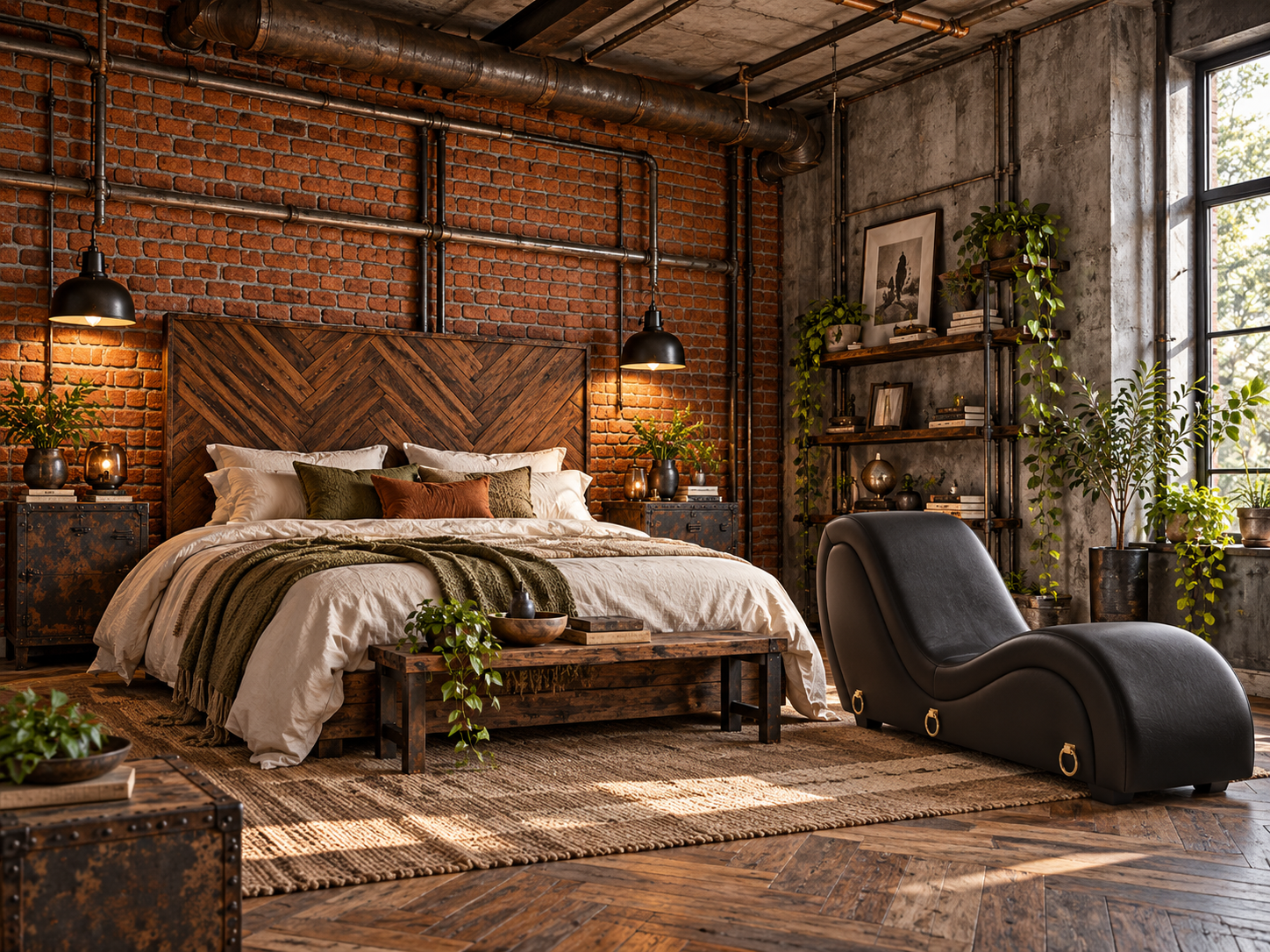 Chambre industrielle aux matières en conflit