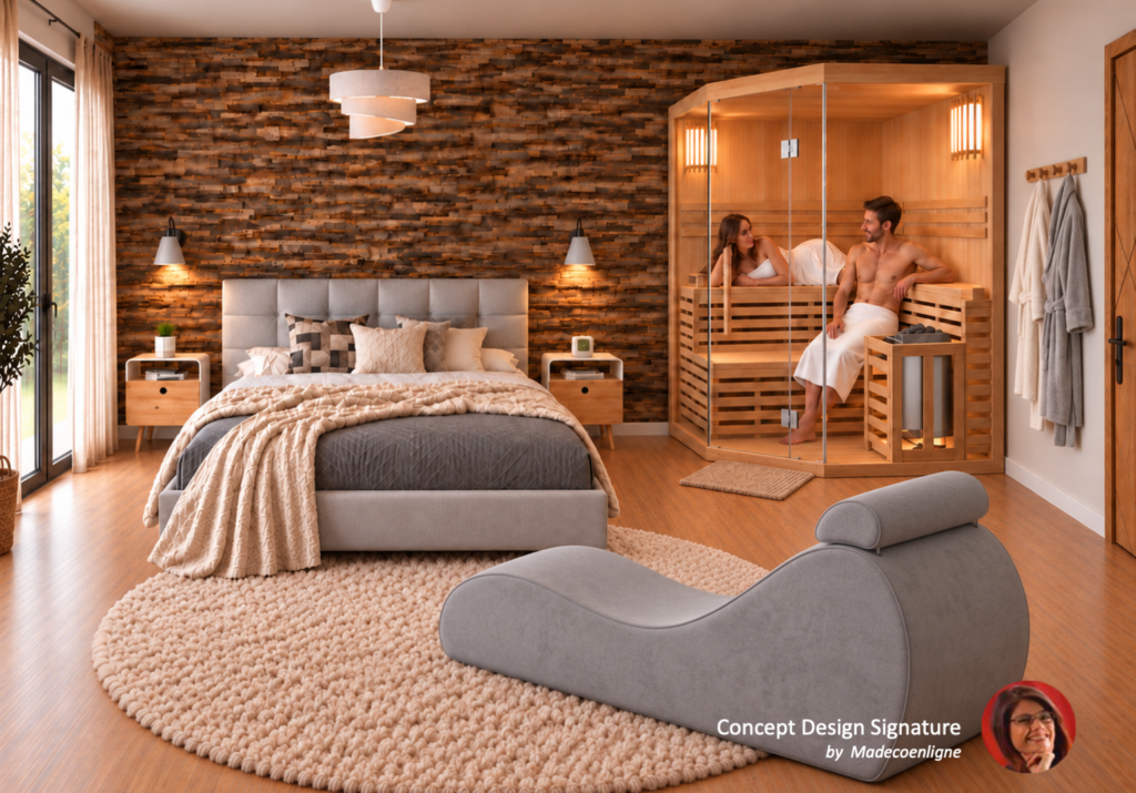 Loveroom moderne fauteuil tantra sauna