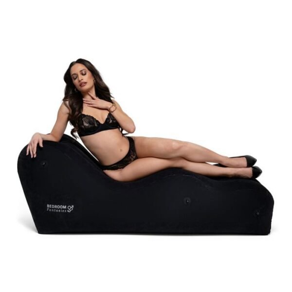 Lounger érotique gonflable noir